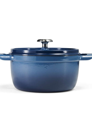 Tramontina Enamelled Cast Iron Casserole 22 cm (Blue) - Tramontina Store UK