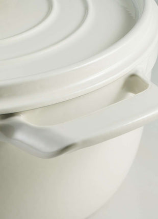 Tramontina Enamelled Cast Iron Casserole 22 cm (White) - Tramontina Store UK