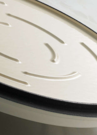 Tramontina Enamelled Cast Iron Casserole 22 cm (White) - Tramontina Store UK