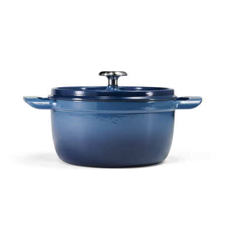 Tramontina Enamelled Cast Iron Casserole 26 cm (Blue) - Tramontina Store UK