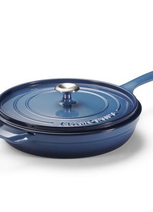 Tramontina Enamelled Cast Iron Saute Pan 30 cm (Blue)