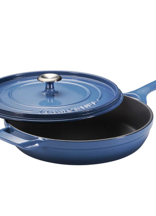 Tramontina Enamelled Cast Iron Saute Pan 30 cm (Blue)