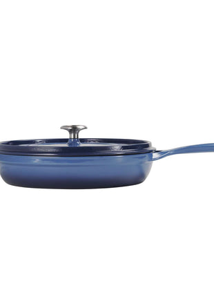 Tramontina Enamelled Cast Iron Saute Pan 30 cm (Blue)