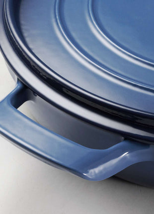 Tramontina Enamelled Cast Iron Saute Pan 30 cm (Blue)