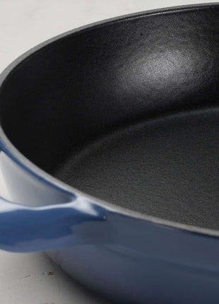 Tramontina Enamelled Cast Iron Saute Pan 30 cm (Blue)