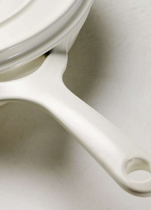 Tramontina Enamelled Cast Iron Saute Pan 30 cm (White) - Tramontina Store UK