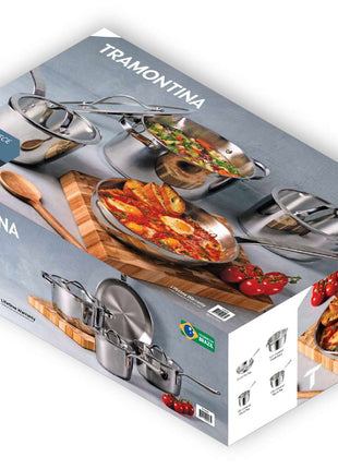 Tramontina 4 Pcs. Tempo Stainless Steel Cookware Set
