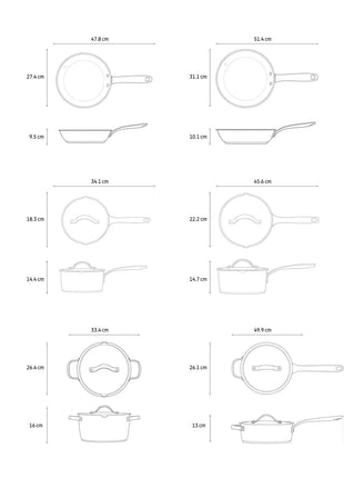 Tramontina 6 Pcs. Tempo Stainless Steel Cookware Set