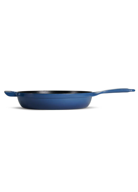 Tramontina Enamelled Cast Iron Skillet 30 cm (Blue) - Tramontina Store UK