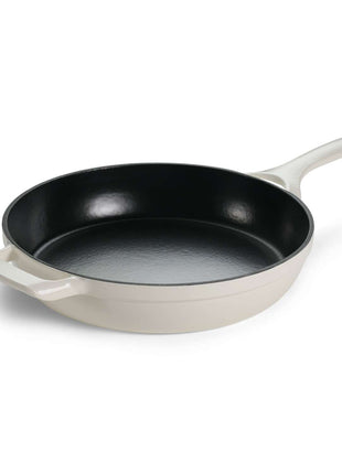 Tramontina Enamelled Cast Iron Skillet 30 cm (White) - Tramontina Store UK
