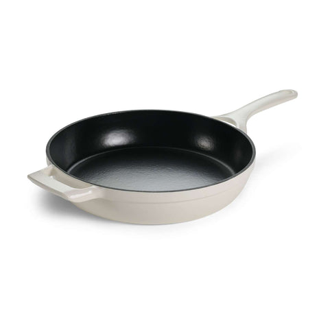 Tramontina Enamelled Cast Iron Skillet 30 cm (White) - Tramontina Store UK