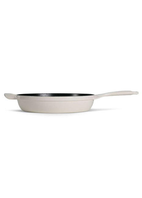 Tramontina Enamelled Cast Iron Skillet 30 cm (White) - Tramontina Store UK