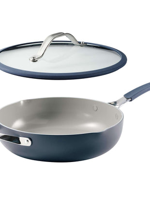 Tramontina All-in-One Plus Pan Set 30cm (4.7l, Blue) - Tramontina Store UK