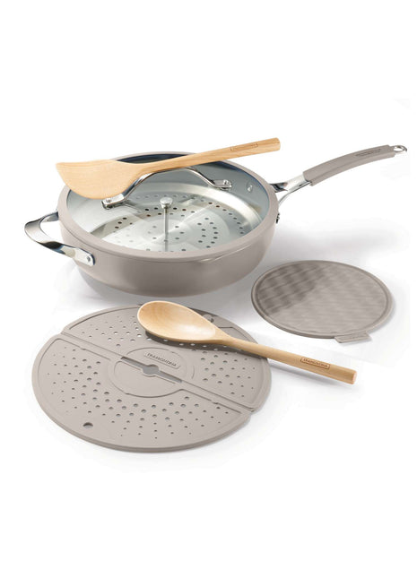 Tramontina All-in-One Plus Pan Set 30cm (4.7l, Beige)
