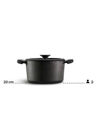 Tramontina Pre-seasoned Cast Iron Casserole 20 cm - Tramontina Store UK