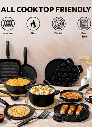 Tramontina Pre-seasoned Cast Iron Casserole 20 cm - Tramontina Store UK