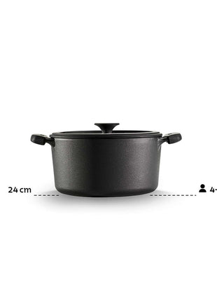 Tramontina Pre-seasoned Cast Iron Casserole 24 cm - Tramontina Store UK