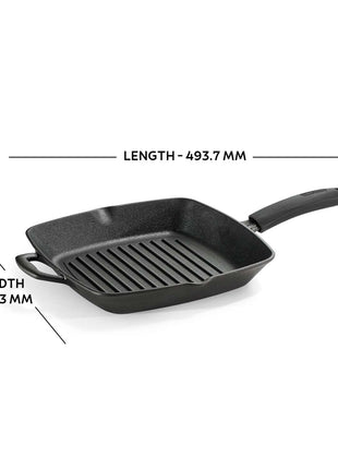 Tramontina Pre-seasoned Cast Iron Griddle Pan 27 cm - Tramontina Store UK