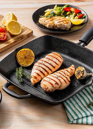 Tramontina Pre-seasoned Cast Iron Griddle Pan 27 cm - Tramontina Store UK