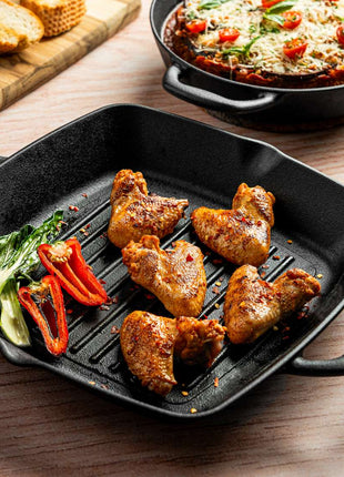 Tramontina Pre-seasoned Cast Iron Griddle Pan 27 cm - Tramontina Store UK