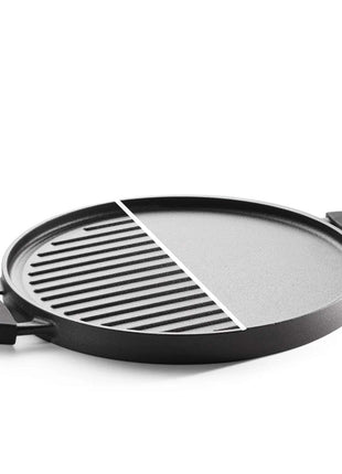 Tramontina Pre-seasoned Cast Iron Double Sided 2 in 1 Griddle Pan 30 cm - Tramontina Store UK