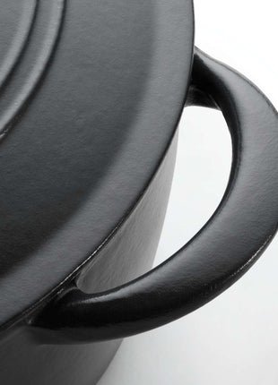 Tramontina 4 Pcs. Enamelled Cast Iron Nesting Cookware Set 26 cm (Black) - Tramontina Store UK