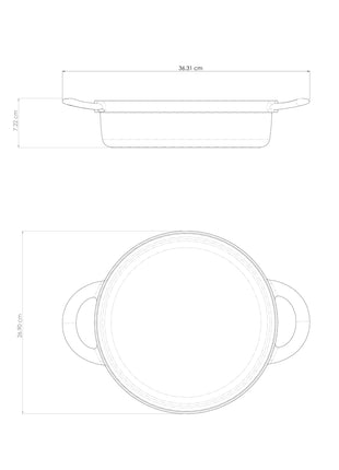 Tramontina 4 Pcs. Enamelled Cast Iron Nesting Cookware Set 26 cm (White) - Tramontina Store UK