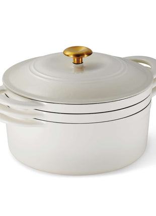Tramontina 4 Pcs. Enamelled Cast Iron Nesting Cookware Set 26 cm (White) - Tramontina Store UK