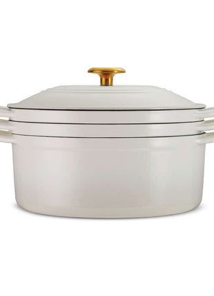 Tramontina 4 Pcs. Enamelled Cast Iron Nesting Cookware Set 26 cm (White) - Tramontina Store UK