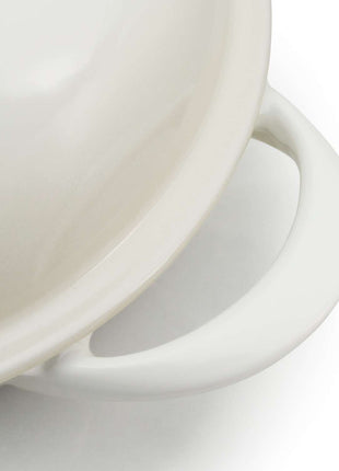 Tramontina Enamelled Cast Iron Bread Oven 24 cm (White) - Tramontina Store UK