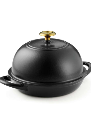 Tramontina Enamelled Cast Iron Bread Oven 24 cm (Black) - Tramontina Store UK