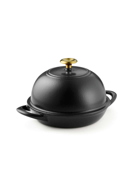 Tramontina Enamelled Cast Iron Bread Oven 24 cm (Black) - Tramontina Store UK