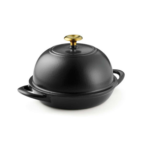Tramontina Enamelled Cast Iron Bread Oven 24 cm (Black) - Tramontina Store UK