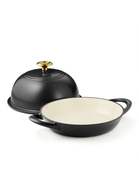 Tramontina Enamelled Cast Iron Bread Oven 24 cm (Black) - Tramontina Store UK