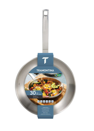 Tramontina Tempo Stainless Steel Frying Pan 30cm (3.43l)