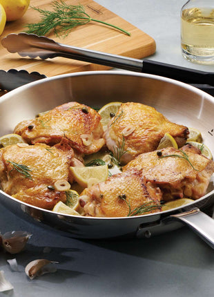Tramontina Tempo Stainless Steel Frying Pan 30cm (3.43l)