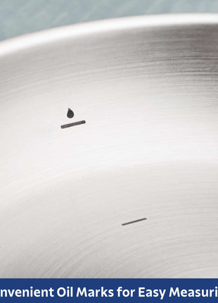 Tramontina Tempo Stainless Steel Frying Pan 30cm (3.43l)