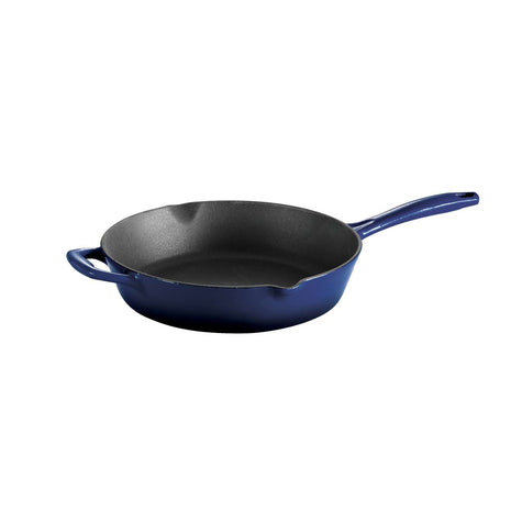 Tramontina Bestow Enamelled Cast Iron Skillet 25 cm - Blue - Tramontina Store UK