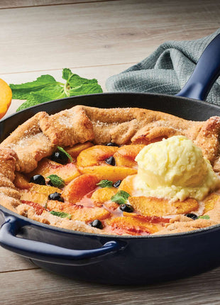 Tramontina Bestow Enamelled Cast Iron Skillet 25 cm - Blue