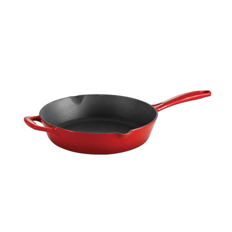 Tramontina Bestow Enamelled Cast Iron Skillet 25 cm - Red - Tramontina Store UK