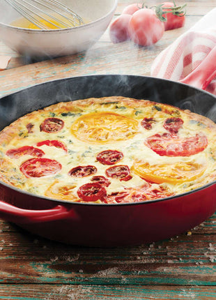 Tramontina Bestow Enamelled Cast Iron Skillet 25 cm - Red
