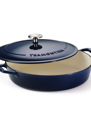 Tramontina Bestow Enamelled Cast Iron Shallow Casserole 30 cm - Blue