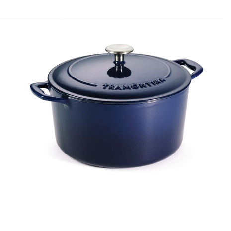 Tramontina Bestow Enamelled Cast Iron Casserole 26 cm - Blue - Tramontina Store UK