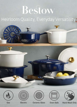 Tramontina Bestow Enamelled Cast Iron Casserole 26 cm - Blue