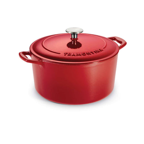 Tramontina Bestow Enamelled Cast Iron Casserole 26 cm - Red - Tramontina Store UK