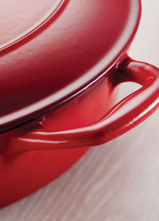 Tramontina Bestow Enamelled Cast Iron Casserole 26 cm - Red