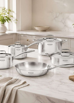 Tramontina 5 Pcs. Grano 3-Ply Stainless Steel Cookware Set