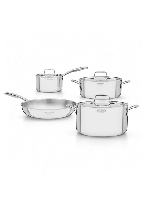 Tramontina 4 Pcs. Grano 3-Ply Stainless Steel Cookware Set