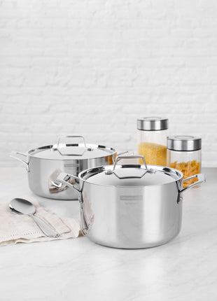 Tramontina 4 Pcs. Grano 3-Ply Stainless Steel Cookware Set