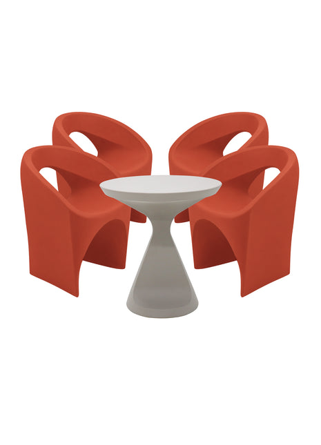 Tramontina Jet 5 Pcs. Polyethylene Lounge Set - Tramontina Store UK